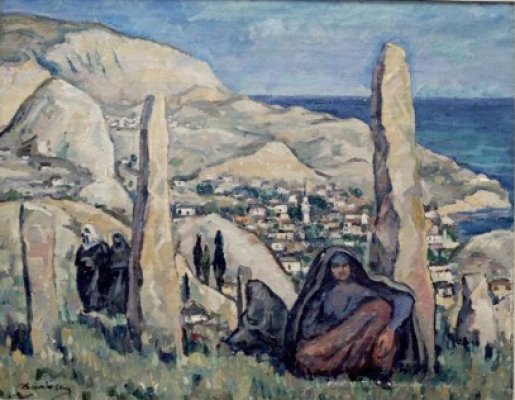 Cimitirul tătăresc la Balcic, în picturi celebre